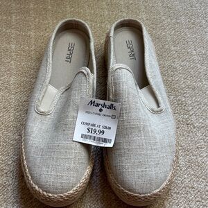 Esprit Cream Slip-On Espadrilles